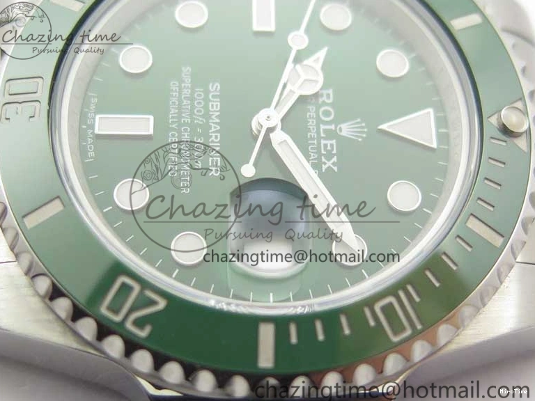 MiroTime 1228 Submariner 116610 LV Green Ceramic ZZF 904L 1:1 Best Edition on SS Bracelet SA3135 V SportInspired 3179